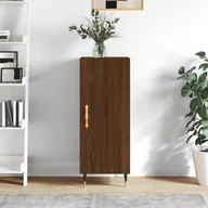 Komody - vidaXL Szafka, brązowy dąb, 34,5x34x90 cm, materiał drewnopochodny - miniaturka - grafika 1