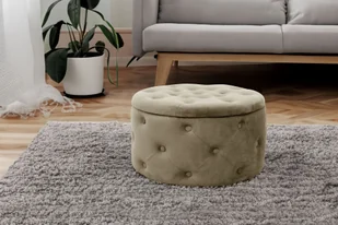 PUFA ALIA BEŻOWA - Pufy i podnóżki - miniaturka - grafika 5