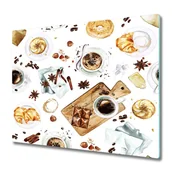 Naklejki na drzwi i meble - Deska kuchenna Poranna kawa - miniaturka - grafika 1