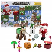 Figurki dla dzieci - MINECRAFT KALENDARZ ADWENTOWY FIGURKI NIESPODZANKI HXM86 - miniaturka - grafika 1