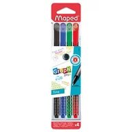 Cienkopisy - Cienkopis Graph Peps Deco Kolory Basic 4 Szt Etui Pud. Z Zaw.(8) 749020 Maped - miniaturka - grafika 1