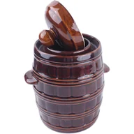 Beczki - BECZKA KAMIONKA SŁOIK GARNEK DO KISZENIA 3,2l - miniaturka - grafika 1