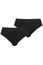 Gładkie slipy męskie (2 pack) z dzianiny bambusowej MPP 005 - Majtki męskie - miniaturka - grafika 1