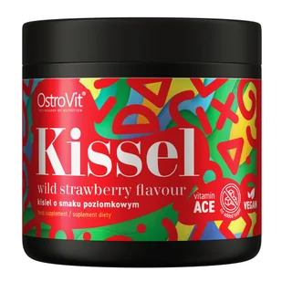 Ostrovit Kisiel 200 g - poziomkowy - Kisiel - miniaturka - grafika 1