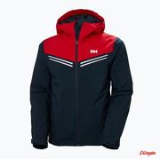 Kurtki narciarskie - Kurtka narciarska Helly Hansen ALPINE INSULATED Navy - miniaturka - grafika 1