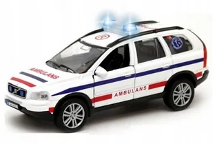 Hipo POGOTOWIE AUTO KARETKA DŹWIĘK ŚWIATŁO 11CM METAL - Samochody i pojazdy dla dzieci - miniaturka - grafika 1