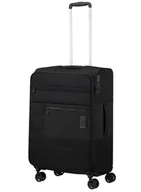 Walizki - Walizka średnia poszerzana Samsonite Vaycay - black - miniaturka - grafika 1