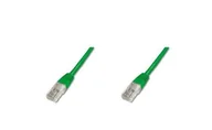 Patchcordy - Digitus DK-1512-300/G kabel sieciowy Zielony 30 m Cat5e U/UTP (UTP) - miniaturka - grafika 1