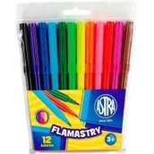 Flamastry - Astra FLAMASTRY CX 12 KOLORÓW - miniaturka - grafika 1