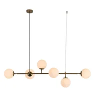 Lampy sufitowe - Light Prestige Alisa wisząca białe kulki | Wysyłka za 0 zł LP-005/6P WH - miniaturka - grafika 1
