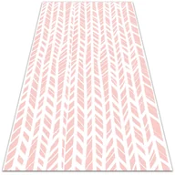 Dywany - Uniwersalny dywan winylowy Geometryczne liście 150x225 cm - miniaturka - grafika 1