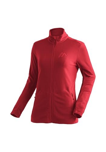 Maier Sports Denise Jacket W damska kurtka midlayer, łatwa w pielęgnacji kurtka polarowa z 2 kieszeniami na zamek błyskawiczny, krój Regular Fit