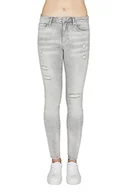 Spodnie damskie - Armani Exchange J01 Super Skinny dżinsy damskie, szary denim, 25 - miniaturka - grafika 1