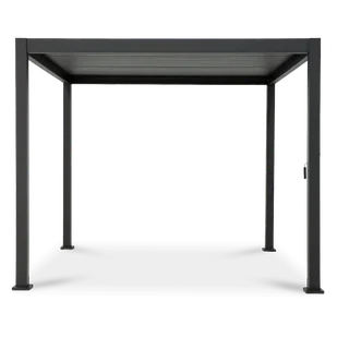 Pergola ogrodowa na taras Premium 3x3 Anthracite - Gutroof - Kratki i pergole - miniaturka - grafika 1