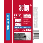 Folie i taśmy malarskie - Folia Scley 4 x 5 m HDPE Medium Flex 0,01 mm - miniaturka - grafika 1