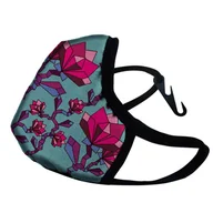 Maseczki ochronne i antywirusowe - Dragon Maska antysmogowa Maska antysmogowa casual Se Floral Pink rozm L 29725 - miniaturka - grafika 1