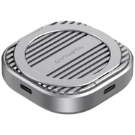 Powerbanki - Magnetyczna obudowa SSD 4smarts do 4TB z podpórką 3C MagSafe szary 541311 - miniaturka - grafika 1