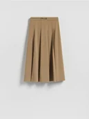 Spódnice - Reserved - Plisowana spódnica - beżowy - miniaturka - grafika 1