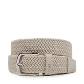 Paski - Pasek Męski BOSS 50537169 Beżowy - miniaturka - grafika 1