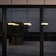 Lampy sufitowe - kdln Lampa wisząca designerska TRATTO, możliwość ściemniania, czarny, salon / jadalnia, metal, design - miniaturka - grafika 1