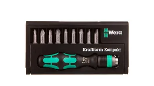 Wera Kompakt 10 Zestaw Śrubokręt z grzechotką, Zestaw bitów 4013288041647 - Bity - miniaturka - grafika 2