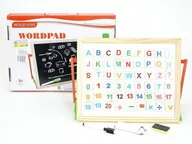 Zabawki interaktywne dla dzieci - Tablica magnetyczna w drewnianej ramie - miniaturka - grafika 1