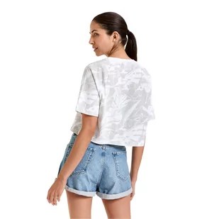 Koszulka damska DIADORA L. T-SHIRT SS CROP MANIFESTO - Koszulki i topy damskie - miniaturka - grafika 2