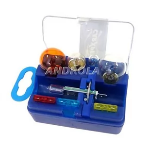 Żarówki bezpieczniki H1 12V E-MARK zestaw 9szt - Żarówki samochodowe - miniaturka - grafika 1