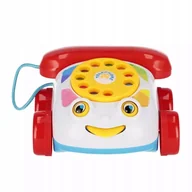 Zabawki interaktywne dla dzieci - ZABAWKA TELEFON NA KÓŁKACH DLA NIEMOWLAKA BUŹKA DWA KOLORY - miniaturka - grafika 1