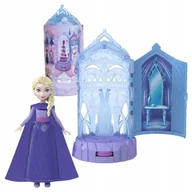 Lalki dla dziewczynek - Disney frozen kraina lodu obrotowa niespodzianka zamek mała lalka laleczka - miniaturka - grafika 1