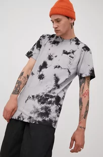 Etnies t-shirt bawełniany kolor szary wzorzysty - Koszulki męskie - miniaturka - grafika 1