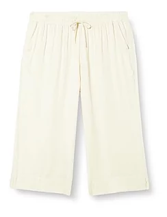 Spodnie damskie - Taifun Damskie spodnie Palazzo, Light Creme, 36, Light Creme, 36 - grafika 1