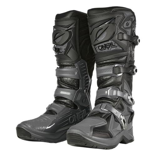 O'NEAL 0337-508, Motorcycle Boot Unisex-Dorosły, 41 EU, Czarny Szary, 41 EU