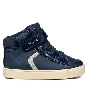 Sneakersy Geox B Gisli Girl B461MA 05402 C4002 M Granatowy - Buty dla dziewczynek - miniaturka - grafika 1