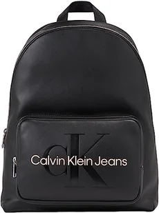 Calvin Klein Damskie plecaki Sculpted Campus BP 40 Mono, czarne z różą, jeden rozmiar, Czarny z różą, Rozmiar Uniwersalny - Plecaki - miniaturka - grafika 1