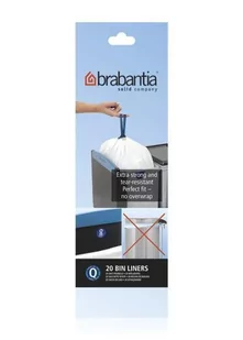 Brabantia Worki na śmieci Q 18l 20 szt. - Worki na śmieci - miniaturka - grafika 1