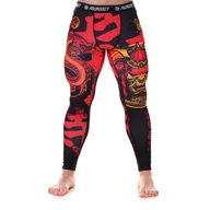 Kimona, stroje i obuwie - Poundout Legginsy Sportowe Męskie Samurai - miniaturka - grafika 1