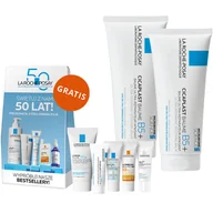 Balsamy i oliwki dla dzieci - Zestaw La Roche-Posay Cicaplast Baume B5+, kojący balsam regenerujący, 2 x 100 ml + box z mini produktami gratis - miniaturka - grafika 1