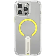 Etui i futerały do telefonów - Etui Skinarma Helix do iPhone 16 Pro Magnetic Charging 360 Rotating Stand przezroczysty - miniaturka - grafika 1