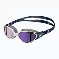 Maski do nurkowania - Okulary do pływania Speedo Biofuse 2.0 Mirror white/true navy/sweet purple - miniaturka - grafika 1