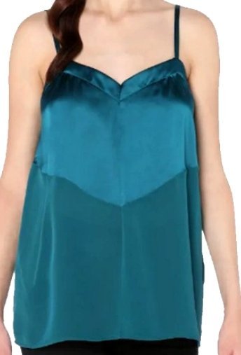 INTIMISSIMI podkoszulka koszulka na ramiączkach jedwab turkus jedwabna S/36