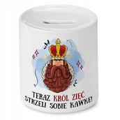 Skarbonki - Skarbonka Dla Zięcia na Urodziny Imieniny Prezent z Nadrukiem ze Zdjęciem - miniaturka - grafika 1