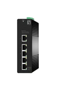LevelOne IGS-2105 łącza sieciowe Zarządzany L2 Gigabit Ethernet (10/100/1000) Czarny - Pozostałe akcesoria sieciowe - miniaturka - grafika 1
