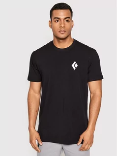 Koszulki męskie - Black Diamond T-Shirt Equipment For Alpinist APYL4X015 Czarny Regular Fit - grafika 1