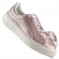 Buty sportowe damskie - Buty Puma Basket Platform Metal Jr 366031 03 - miniaturka - grafika 1