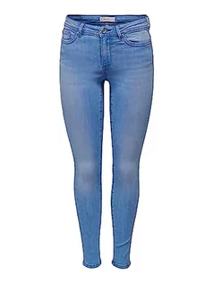 Spodnie damskie - ONLY Damskie spodnie jeansowe ONLWAUW MID Skinny DNM BJ617 NOOS, Special Bright Blue Denim, SW / 32L, Special Bright Blue Denim, S x 32L - grafika 1