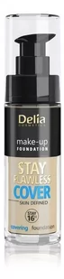 DELIA Cosmetics Stay Flawless Cover Podkład kryjący 16H nr 506 Coffe 30ml - Podkłady do twarzy - miniaturka - grafika 1
