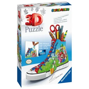 Ravensburger puzzle 3D przybornik Super Mario 108 elementów # z wartością produktów powyżej 89zł! - Puzzle - miniaturka - grafika 1