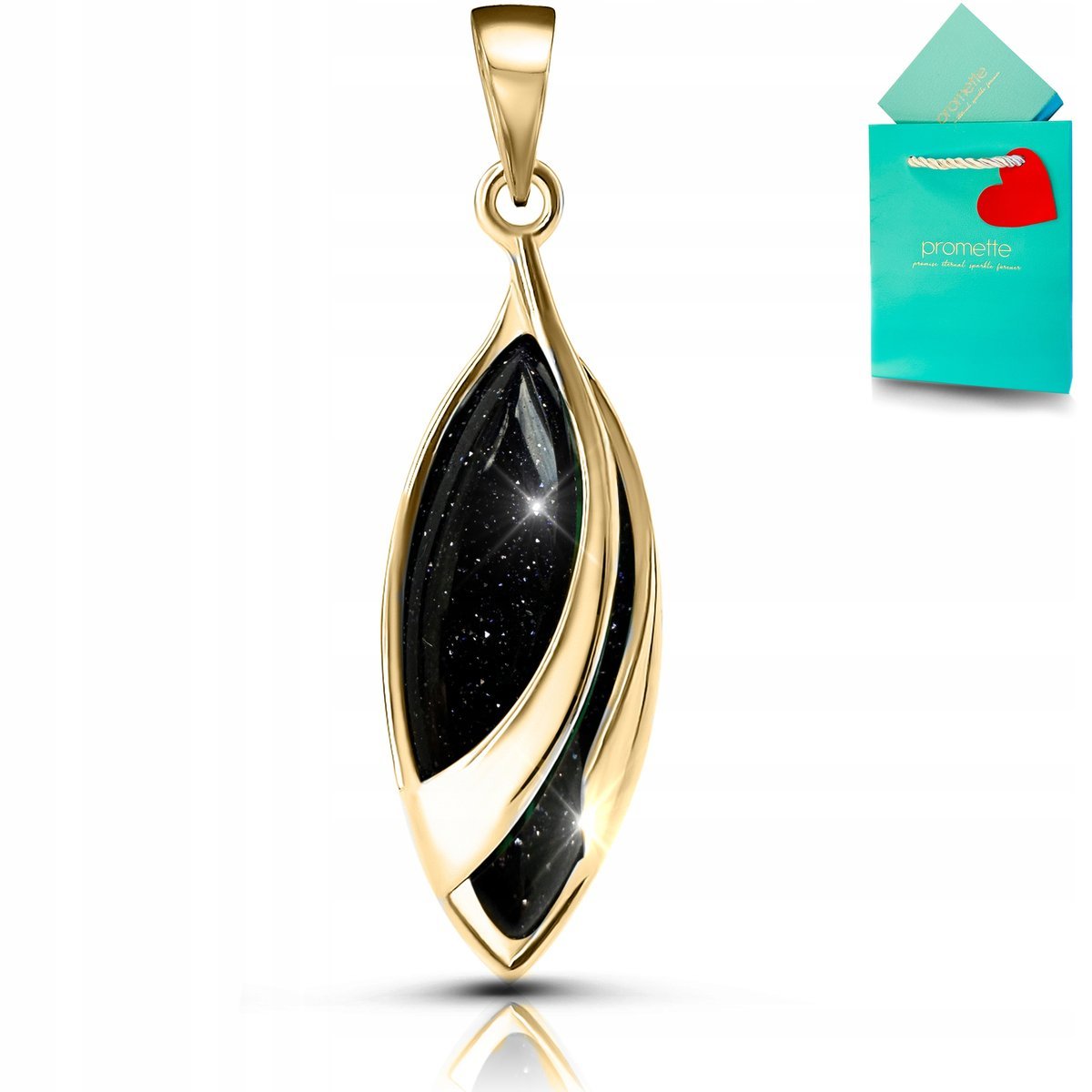 Wisiorek noc kairu zawieszka biżuteria srebro pozłacane złota 925