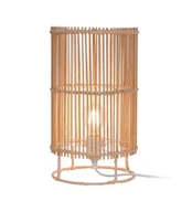 Lampy stojące - P18224-1T-D20 EDIN LAMPA STOŁOWA NATURAL&BIAŁY - miniaturka - grafika 1